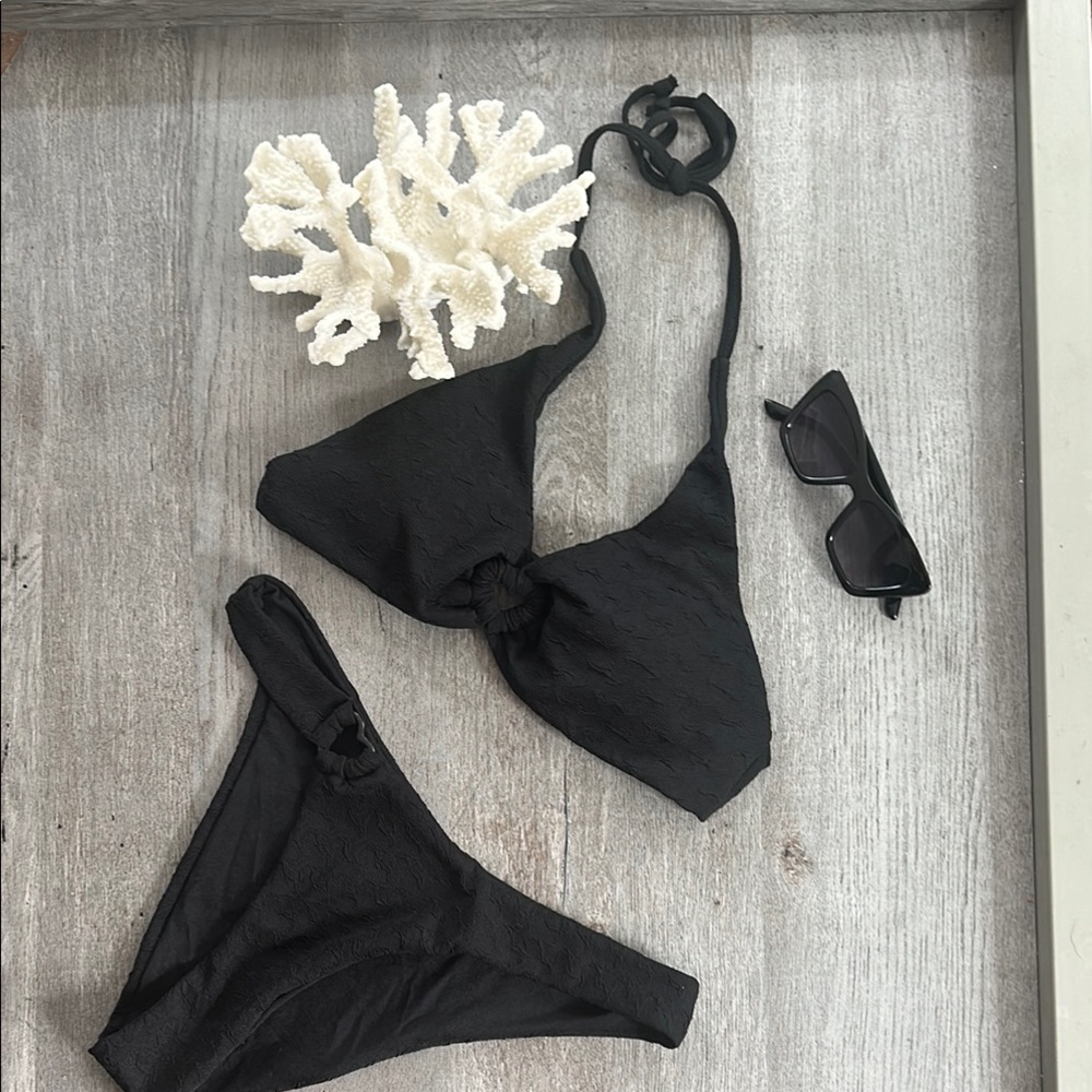 Textured Bikini Set NWOT